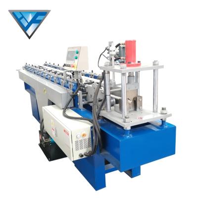 China Building Material Shops Full Automatic Metal Steel V /L/U Shaped Angle Light Steel Metal Roofing Light Steel Keel Roll Forming Machine for sale