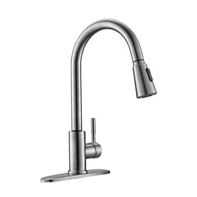 China High Quality Smart Sense Faucets Rotatable 360 ​​Degrees Pull Down Kitchen Sensor Touch Faucet for sale