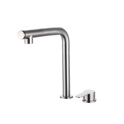 China Fodable factory direct sales of high quality foldable durable pull down sprayer kitchen faucet for sale