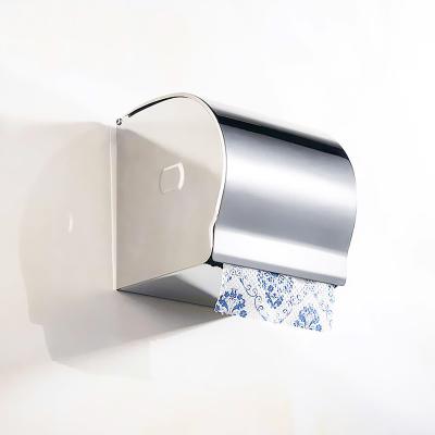 China Metal Bathroom Wall Mounted 304 Stainless Steel Toilet Paper Holder for sale