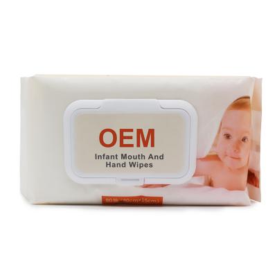 China SKIN CARE 2021 Hot Sale Waterwipes Baby Wipes Sensitive Wipe Newborn Baby Customized Wet Cloth With Cover for sale