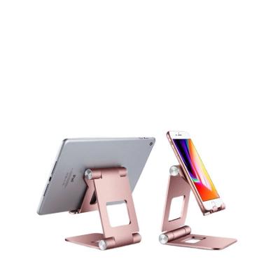 China Table Universal Adjustable Stand Tablet Holder Rotating Aluminum Phone Holder For Desktop Multi-Angle Phone Holder for sale