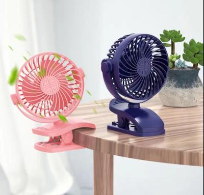 China Hot-selling USB Clip on Fan Portable Small Fan with Cord Powered 3 Speeds Strong Airflow, with Sturdy Clamp  Quiet Personal Desk Fan for sale