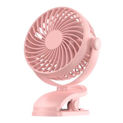 China Hot-selling New Usb Mini Wind Power Three Gears Adjustable Handheld Clip Fan Portable Rechargeable Fan High Quality Student Fan for sale