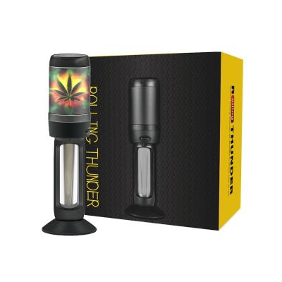 China High Efficiency Maywaysky 2 in 1 Portable Electric Intelligent Herb Grinder With Automatic Cone Filling Machine for sale