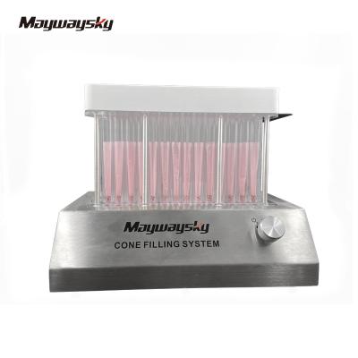 China Maywaysky Filling Level 100pcs Knockbox 109-110mm To 1-1/4 High Precision Pre Roll Machine for sale