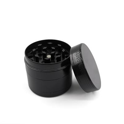 China Weed Grinding Herb Maywaysky Wholesale Black Tobacco Alloy Herb Grinder With Filter 4 Piece Spice Zinc Grinding Dry Herb Leaf for sale