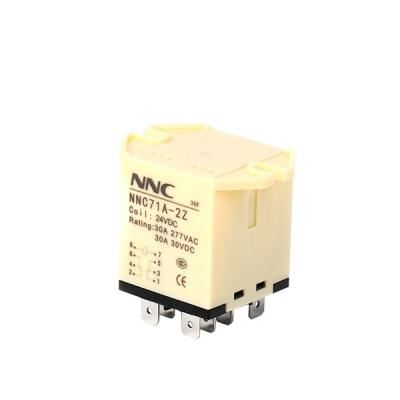 China Epoxy relays NNC71A (JQX- 30F), dpdt NNC high power general purpose electromagnetic relay for sale