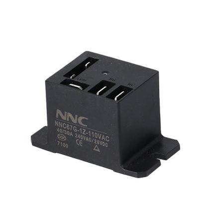 China NNC PCB Relay NNC67G(T92) 12v 24v 30A SPDT Miniature Electromagnetic Sealed Flange Type NNC PCB Relay for sale