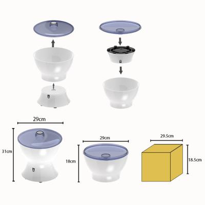 China Cuspidor shape ODM structure fruit and vegetable purifier ozone fruit and vegetable seal new for sale