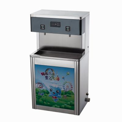 China Public Hotel Drinking Hot And Cold Free Standing Water Dispensers With Compressor for sale