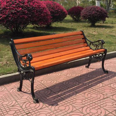 China Beautiful modern design cheap outdoor wooden public park bench for sale for sale