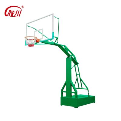 China Basketball Playing Outdoor Movable Height Adjustable Leisure Basketball Portable Stand With SMC Backboard for sale