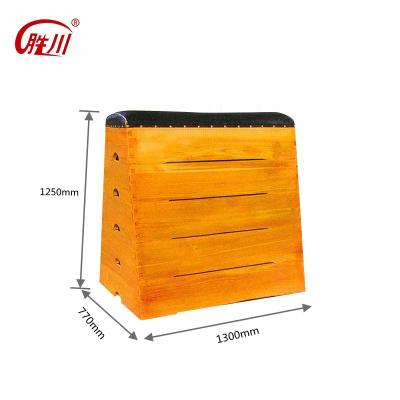 China Wooden Jumping Equipment 5 Section Exercise Box Gym Gymnastics for sale