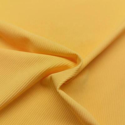 China Anti Pill 85% Polyamide 15% Elastane 2x2 Rib Fabric With Low Moq for sale