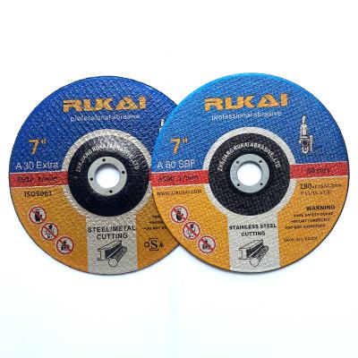 China High efficiency RuKai metal stainless steel cutting aluminum disc 7