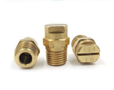 China best quality hot sale brass vee jet flat fan spray nozzles water jet fan spray nozzle nozzle manufacture for sale