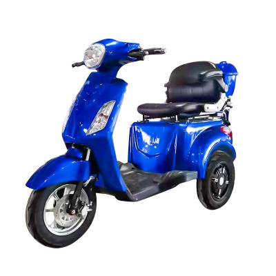 China Cheap Passenger Three Wheel Electric Tricycle With Passenger Seat For Adults Lithium Battery Optional for sale