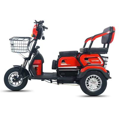 China High quality electric short distance travel tricycle passenger city leisure pedal tricycle for sale