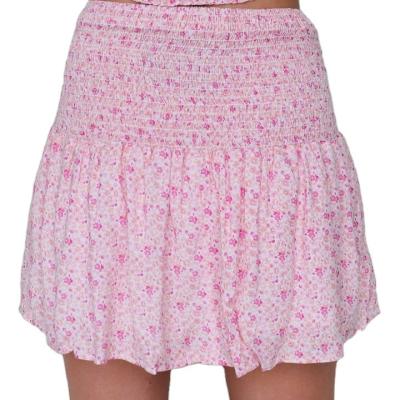 China The latest style of new style 2021 breathable elastic waist tailored women's elegant style original high comfort layered mini skirt for sale