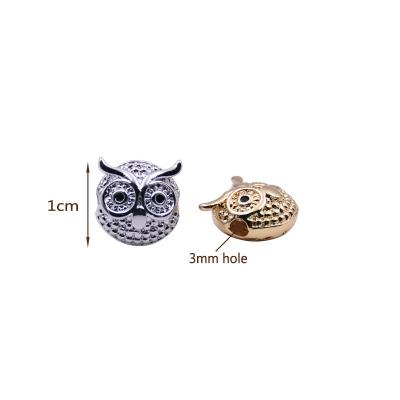 China Unique making your own owl spacer bead bracelets jewelry DIY bead jewelry accessories for sale