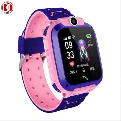 China Wifi 2020 Hot Selling High Quality Waterproof Smart Phone Q12 Children Smart Watch Support sim card SOS Phone Kids Watch for sale