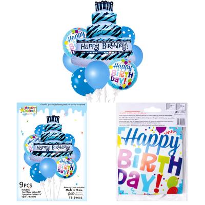 China Chinese Foil Balloon Party Decoration Suppliers Wholesale Happy Birthday Balloons Party Decoration Happy Birthday Banner Balloon for sale