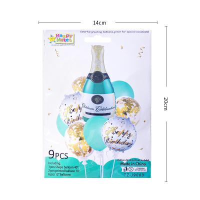 China 2021Hot Selling Foil Custom Designed BALLOON Birthday Party Gold Biodegradable Balloon for sale