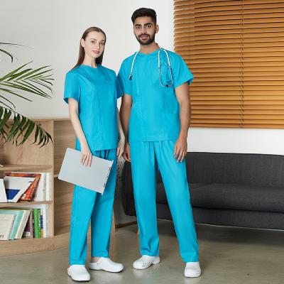 China Top+Pant 2021 Scrubs Uniforms Hot Sale Doctor Uniforms Medical Nursing Scrub Uniform And Scrubs Sets for sale