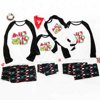 China Breathable Warm Apparel Christmas Pajamas Sets For Stripe Family Pajamas Set for sale