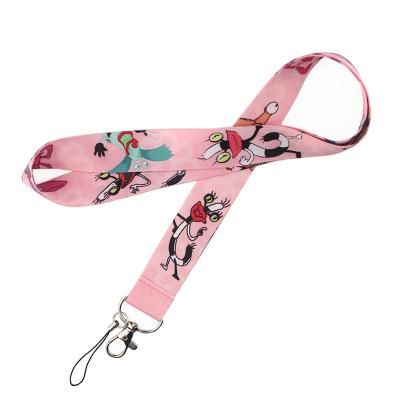 China Professional factory custom business gift with your own logo printing sublimation double side main lanyard for sale