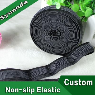 China Custom Viable Non Slip Silicone Printed Elastic Band For Underwear for sale