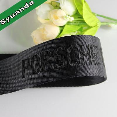 China Durable Polyester Jacquard Webbing, Custom Embroidered Webbing for sale