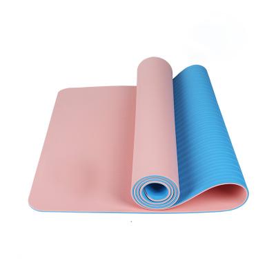 China Personalized Eva Foam 12mm Thickness Non-slip Suede Decorative Screen Printing Yoga Mats With Logo for sale