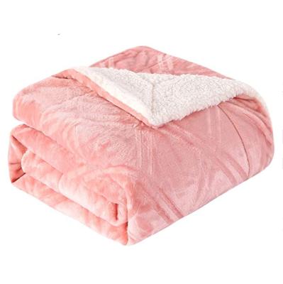 China Anti-Static Special China Sherpa Flannel Super Soft Comfortable Smooth Reversible Blanket for sale