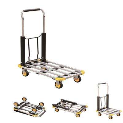 China Folding Collapsible Aluminum Extendable Hand Truck Trolley Airport Trolley for sale