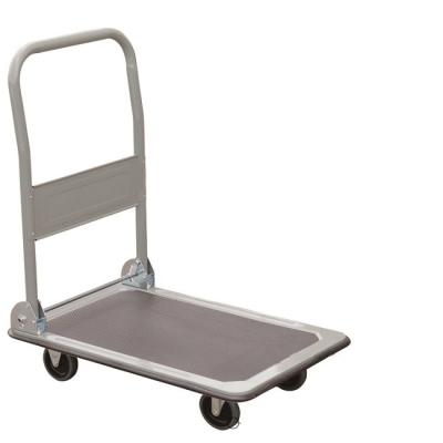 China Strong Heavy Duty Platform Truck Foldable Cart With Oversized Swivel Casters for sale