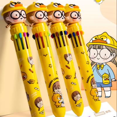 China office & Multicolor Signature Pen Promotion Cute Animal Ballpoint Pen For School /Office Pen Maihe New Arrival 10Colors Pen for sale