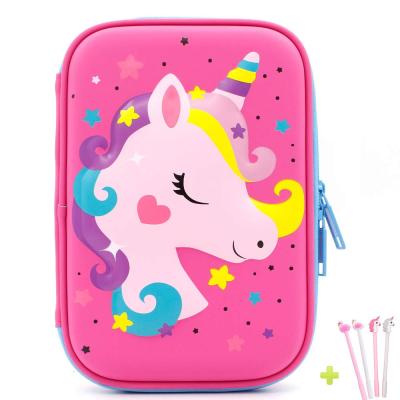 China LULAND Durable Unicorn Pencil Case for 3D Creature Girls Magic Storage Box (Hard Top) Colorful Luminous | Compact and portable house for sale