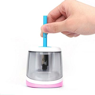 China School Office Supplies LULAND Pink Battery Operated School Stationery Automatic Electric Pencil Sharpener for sale