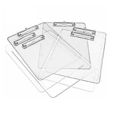 China Morden LULAND Letter Size Low Profile Clip with Clear Rubber Grips Clipboards for sale