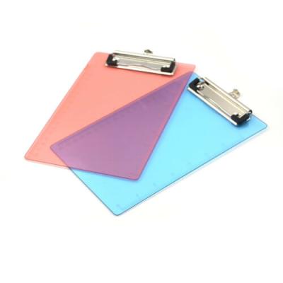 China Morden LULAND Office Clipboard Plate Door Block Translucent Clip for A5 Paper for sale