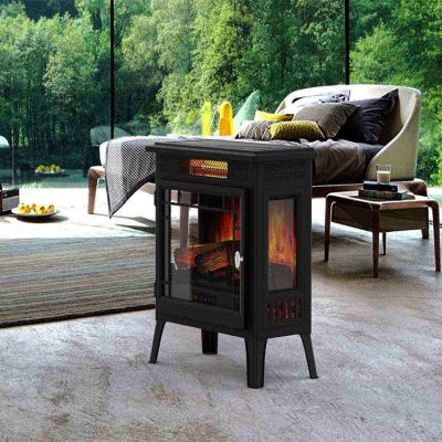 China Quartz Fireplace Infrared Electric Stove Heater (Height Adjustable) for sale