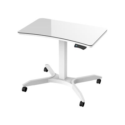 China Electric Control (Height) Design Adjustable Motor Stylish Simple Height Ergonomic Lift Up To Down Table Escritorio for sale