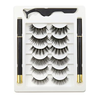 China High quality custom made magnetic lashes natural/dramatic/classic sellers new wholesale custom design silk magnetic 3d lashes magnetic mink eyelash for sale