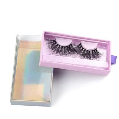 China Emeda 20mm Natural Hand Made Long Strip Full Lashes 3D Mink Eyelash Vendors for sale