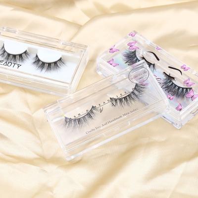 China Emeda Wholesale Brand Natural Cruelty Free Long Fake 3D Mink Eyelashes for sale