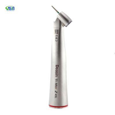 China Metal Low Speed ​​Dental Fiber Optic Handpiece Low Speed ​​Handpiece 45 Degree for sale