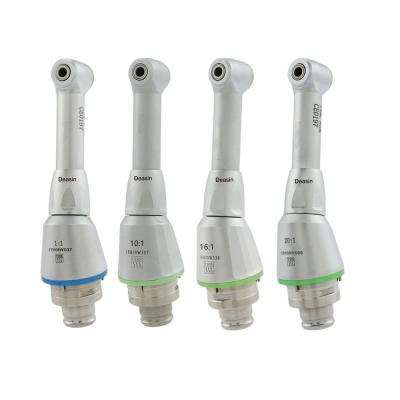 China 20:1/16:1/10:1/1:1 Metal Dentistry Equipment Dental Reduction Angle Handpiece Counter Set Head For Cordless Endodontic Endo Motor for sale