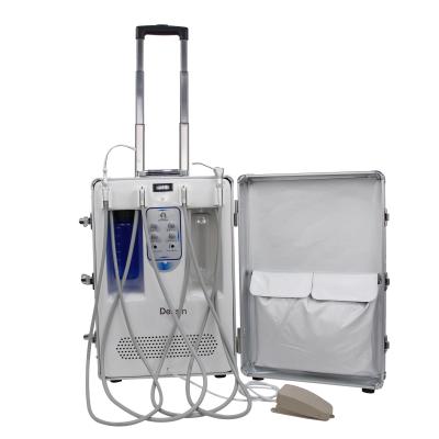 China Portable Metal Dental Unit With Air Compressor Dental Equipment for sale